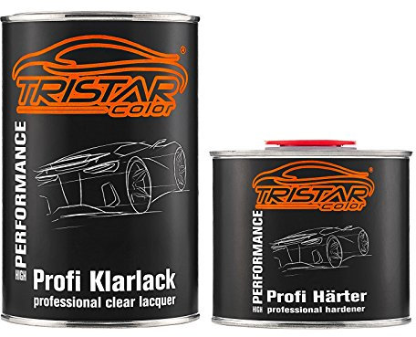 TRISTARcolor 1,5 litre vernis clair 2K peinture automobile mate HS inclus Durcisseur