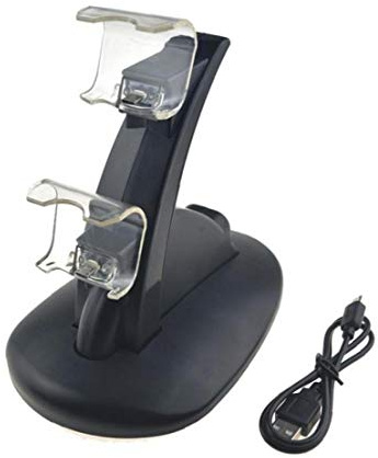 Usb caricatore doppio controller per Gamepad veloce Dock di ricarica per 4 Doppio Joystick ricarica