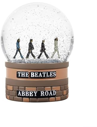 Half Moon Bay Boule à Neige Abbey Road | Boules à Neige The Beatles pour Adultes | Décorations de Noël insolites et décoration de Noël | Dôme à Neige Amusant | Cadeaux et Cadeaux musicaux des Beatles