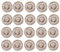 Bloque de plántulas 20 piezas de 30 mm para viveros de tierra de semillero bloque de tierra de jardín flores vegetales accesorio de plantación