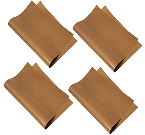 MILISTEN 4 Blätter Geschirrtuch backen Backform backblech tuch Backzubehör Bratpfanne Antihaft-Backpad backblech matte Brot Backmatte Tortenspitze Backgeschirr Linoleum