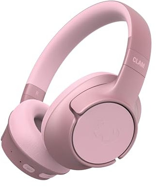 Fresh 'n Rebel Clam Fuse Auriculares Bluetooth Circumaurales con Hybrid Active Noise Cancelling, con Micrófono ENC (Llamadas, Modo Ambiente, 45h de autonomía (Pastel Pink)