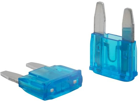 SeKi 5 piezas. minifusible de enchufe plano 15A azul; Fusible de coche 32V/DC fusible de cuchilla barco remolque camión caravana