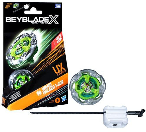 Hasbro Beyblade X Wand Wizard 1-60R UX Starter Pack Kreisel und Starter