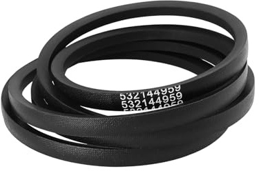 eMagTech 1 Courroie d'entraînement de Plateau de Tondeuse de Rechange 144959 532144959 Compatible avec SEARS Compatible avec POULAN Compatible avec RALLY 95x93x1/2 Pouces Noir