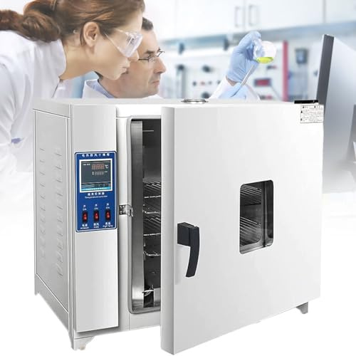 LZDOYY Horno de Secado por convección de Aire Forzado para Laboratorio, Chorro de Aire a Temperatura Constante, Caja incubadora eléctrica termostática Digital para Laboratorio 16L-500W