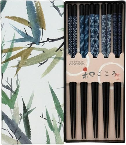 JADE TEMPLE Set di bacchette blu in confezione regalo – 1 set