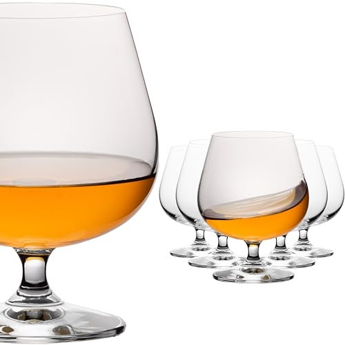 IMPERIAL - Set di 6 bicchieri da cognac in vetro cognac da 480 ml