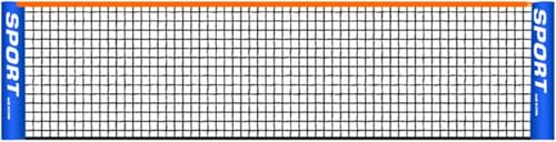 Filet de tennis portable professionnel standard pour entraînement sportif - 3 m/4 m/4,9 m/6,1 m de large pour enfants, volley-ball, pickleball, football, intérieur et extérieur, cour, plage, allée