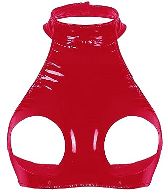 Ropa interior para mujer Conjunto de lencería para mujer, sujetador de pecho abierto, sujetador sexy lencería para hombre, rojo, XXL