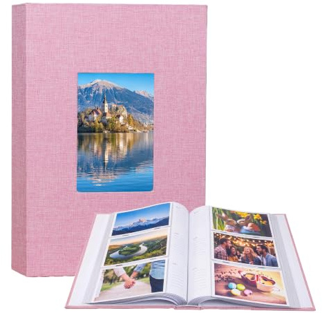 Fotoalbum Einsteckalbum 10x15 cm - Photo Album für 300 Fotos im Hoch