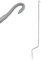 TENDAGGIMANIA Asta di Manovra per Tende da Sole Avvolgibile Universale - Colore: Grigio - Misura: 250 CM - Manovella per Tende da Sole in Ferro Laccato