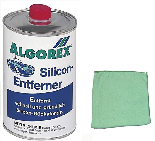 ALGOREX Silikon-Entferner, Silikonentferner ist ein hochwertiger Reiniger 1 Liter inkl. Microfasertuch von E-Com24 (1 Liter)