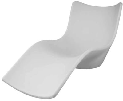 Sined Cassiopea Modernes Design Gartenliege Aus Hochwertigem Polyethylen Weiß