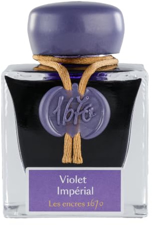 Jacques Herbin 15076JT - Tinte 1670 Violet Impérial, Flakon 50ml, Violet Impérial, 1 Stück