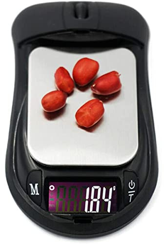 Elektronische Mini-Mauswaage 200g x 0,01g tragbare digitale Waage mit LCD-Display Taschenwaage Präzisionswaage