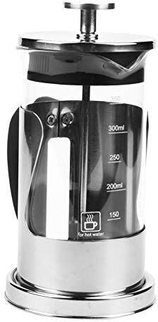 Cafetera De Prensa Francesa De 350 ML, Cafetera De Acero Inoxidable 304, Cafetera De Prensa Francesa Resistente Al Calor De Vidrio, Cafetera Para Acampar, Regalos De Viaje