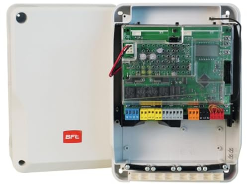 Tableau de commande BFT THALIA BT A80 DUO, Central de commande électronique pour moteurs BFT pour portes de garage battantes à un ou deux vantaux.