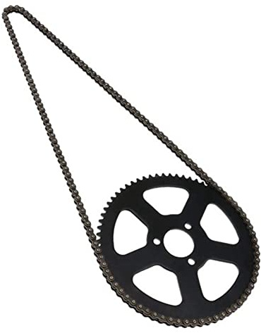 Benefischl Chaîne 25H 136 + pignon 68T 2 temps 47 CC 49 CC pour Mini Small Sports Car Pocket Bike Off-Road Moto Accessoires de rechange