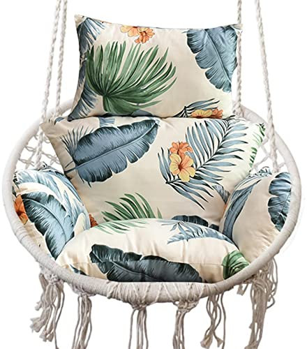 Coussins de chaise à suspendre – Coussins de chaise à suspendre, coussins de chaise balançoire | Coussins de chaise hamac à suspendre portable, coussin de chaise de patio doux pour jardin, terrasse,