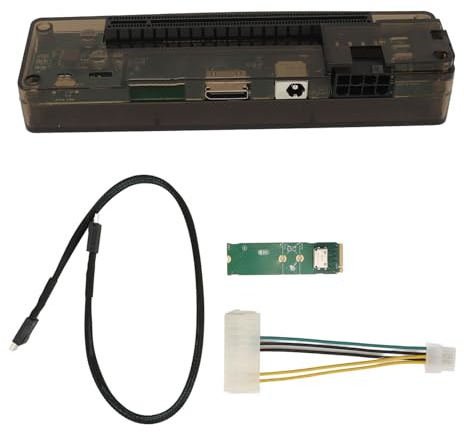 Cuifati Externes Grafikkarten-Dock, M.2 M-Key Zur OCuLink Laptop-Grafik-Dockingstation, Unterstützt PCIE Gen 4.0-Hochgeschwindigkeitsübertragung, 6-Pin-Anschluss, PCIE 4.0