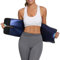 Jueachy Waist Trainer Damen Workout: Bauchweggürtel Damen Herren Fitness Gürtel Verstellbarer - Schweiß Taille Trainer Niedriger Bauchfett - Abnehmen Waisttrainer Taillenformer Easy Clean Schwarz