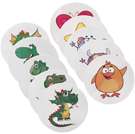 Alasum Töpfchen Trainingsaufkleber Mit Farbwechsel 2 Satz Kinder Urinal Aufkleber PVC Beschichtet Für Jungen Und Mädchen Im Töpfchentraining