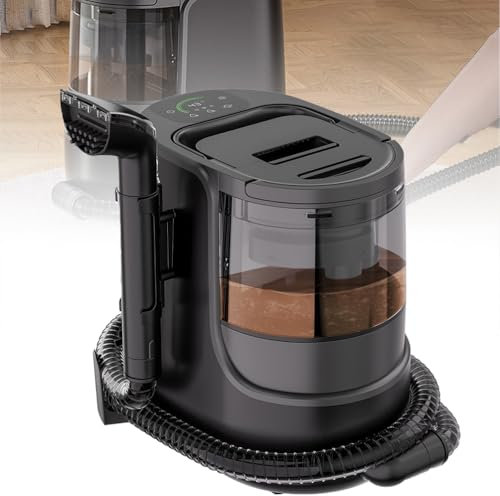 Limpiador De Manchas, Limpiador A Vapor Portátil para Manchas De Alfombras, 3 Modos De Limpieza, Tanque De Agua De Gran Capacidad De 1000 Ml, Aspiradora De Tapicería De Mano De 400 W