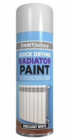 DUAS Vintage Grey Radiator Paint Spray for Interior & Exterior Tough Protect Against Rust Durable Finish Cast Iron Spray Paint Effect Radiator 400ml
