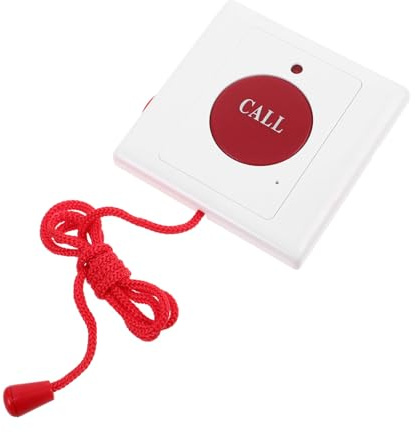FIXOSHEE Emergency Pull Cord Call Button for Disabled with Dual Alarms System for Seniors for Home and Care Facilities Immediate Family and Caregiver Notification