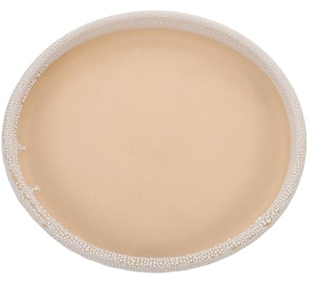 KONTONTY Vaso da Fiori in Ceramica Sottovaso Piccolo Piatto da Fiori Vassoio per Piante in Vaso in Ceramica