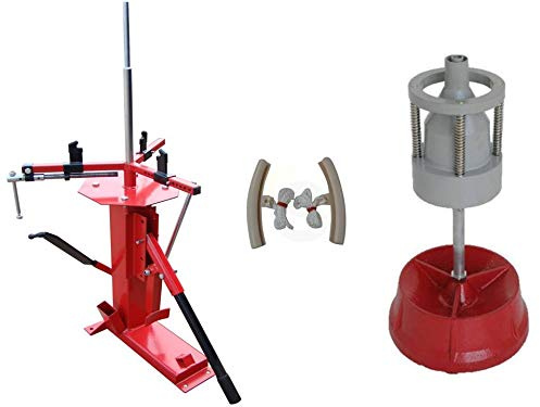 EQUIPEMENT EXPRESS SICOBA Démonte Pneu Manuel Auto Moto jusqu'à 21'' + Equilibreuse de Roue Manuelle Portable + 2 Protèges Jante