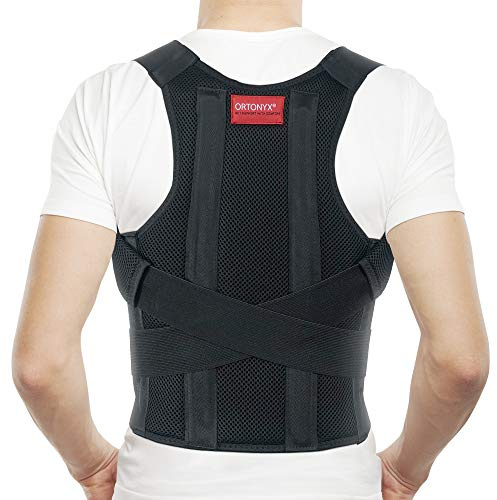 ORTONYX Comfort Posture Corrector Clavicle and Shoulder Support Back Brace, Fully Adjustable for Men and Women/656A-XXL