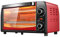 Forno Elettrico Intelligente da 12 Litri per Uso Domestico ，Forno per Pollo Multifunzionale di Grande capacità Forno A Microonde con Utensili da Forno Mini Forno per Pizza Rosso Utile