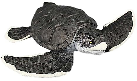 Toyvian Schildkrötenspielzeug Aus PVC Simulationstier-Modell Realistische Tierfigur Für Junge Mädchen Junge Mädchen Und Kleinkinder Schwarz Langlebiges Lernspielzeug
