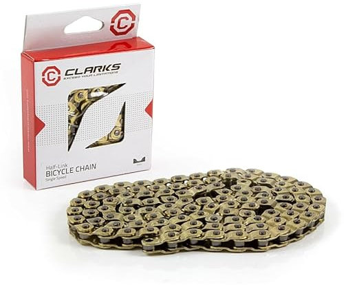 Clarks Cycle Systems CL918HL Chaîne demi-maillons 102 maillons Doré