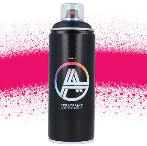 Double A Spraypaint Sprühdose 400ml Sprühfarbe Acryllack Sprühlack matt hochdeckend DIY Kunststoff Metall Möbel Deko (DA-298 Escapizm Pink)