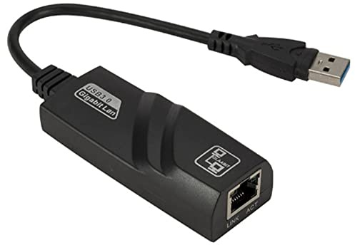 Janasiba Adattatore USB 3.0 a Gigabit LAN Card USB Ethernet adattatore 1000Mbps per Android TV Laptop Desktop