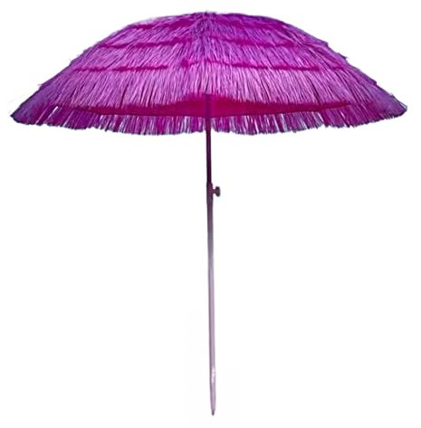 Sonnenschirm für Balkon Klein Sonnenschirm Hawaii Neigbar Gartenschirm Ideal für Malerische Gärten Terrassen und Spielplätze(Color:Pink A 200CM)
