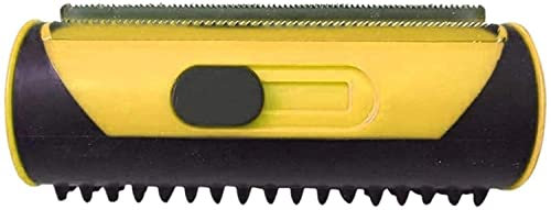 Katzenbürste, Hundebürste, 3 In1 Unterwollbürste Für Mittel & Langhaar | Professionelle Hundebürste Unterwolle Oder Unterfellbürste Katze | Hundekamm- Für Mittelgroße Bis Große Katzen & Hunde(Yellow)