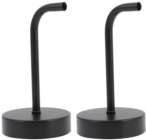 OSALADI Supporto Per Lampada Da Parete 2 Pezzi in Metallo Resistente Con Palo Leggero Accessori Per Lampade a Sospensione Facile Da Installare Per Illuminazione Interna