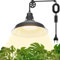 Led Pflanzenlampe Vollspektrum,Grow lampe,Pflanzenlicht E27,Grow Light mit 5m Lange Kabel,Wachstumslampe für Pflanzen für Innen,Garten,Gartenhütte
