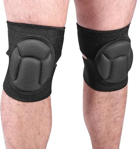 Faletony Knieschoner, 1 Paar Knieschützer mit dickem Schwamm rutschfest Knieschoner Elastische atmungsaktive, Knieschoner Arbeiten für Reinigung Bodenbeläge Volleyball Tanzen Gartenarbeit