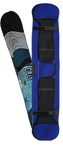 Snowboard-Reisetasche | Snowboardtasche aus elastischem Stoff, wasserdicht, tragbare Skateboard-Aufbewahrungstaschen, schützend, weiches Surfzubehör für Board, Stiefel, Kleidung, Team