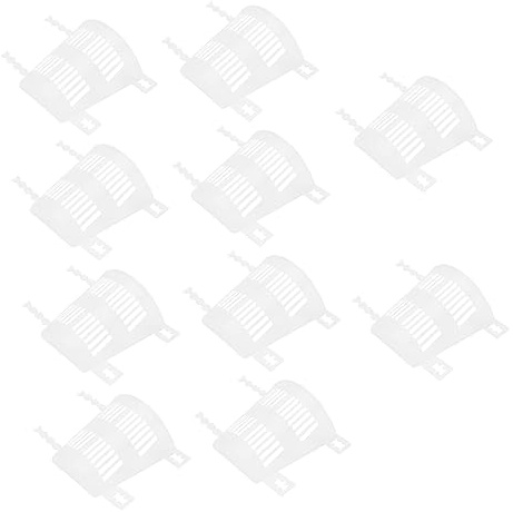 UKCOCO 1 Juego Macetas Transparentes para Control para Plantas Interior para Jardinería Y Huertos 10 Piezas