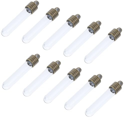 Tubo de Vidrio para Deseos, Mini Botella de Vidrio 10 Piezas