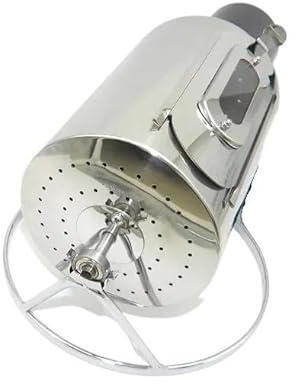 JVDDI Tostatrice for caffè Domestico, tostatrice for Chicchi in Acciaio Inossidabile, tostatrice for Chicchi di Frutta secca, Tamburo Elettrico for tostatura di Chicchi di caffè con Vassoio