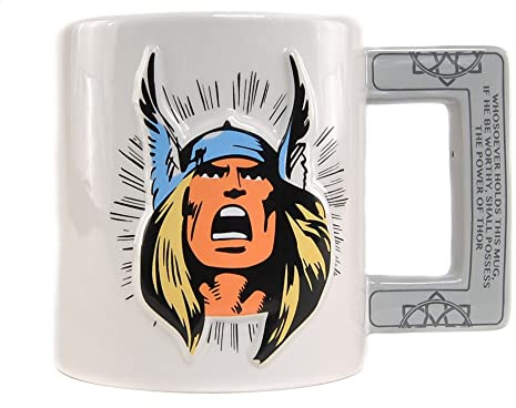 Half Moon Bay Marvel - Shaped Mugs Embossed Thor, 1