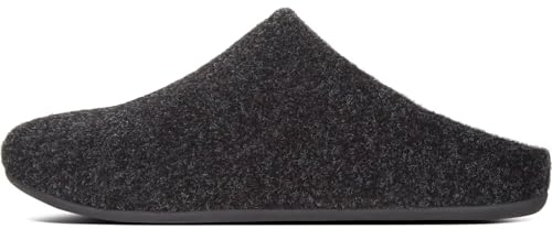 FitFlop™ Women's Chrissie Felt Slipper, Black, Size 10