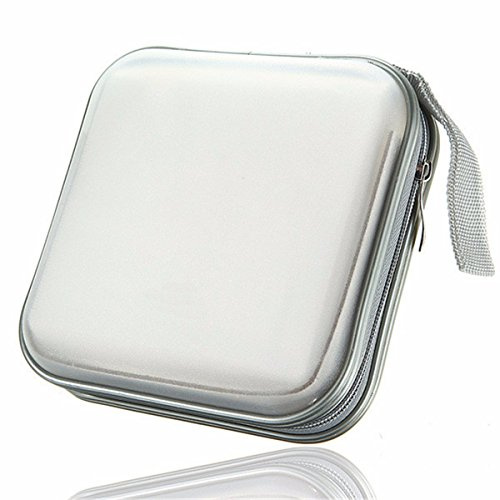 Gadget Hoppa - Funda de plástico para CD y DVD (Capacidad para 40 o 80 CD, MP3, vídeo, CD, películas, BLU Ray, Juegos de Consola de Juegos, Discos de DJ)